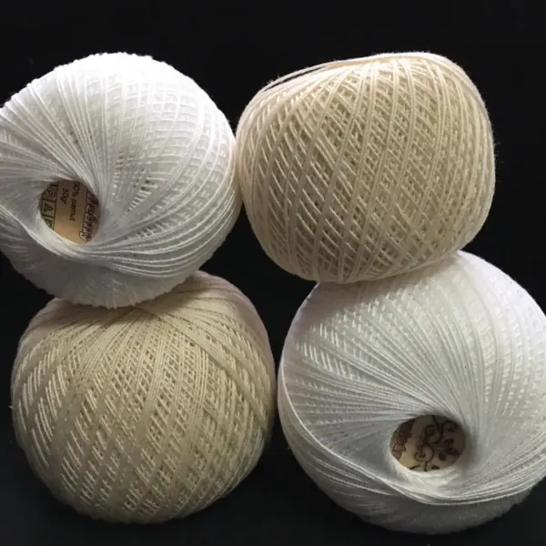 Honleány horgolófonal 100 gramm ekrü